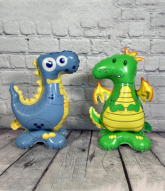 Balon foliowy stojący DINOZAUR - 58cm