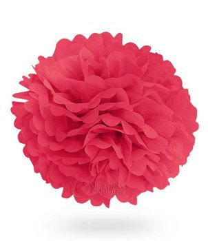 Pompon z bibuły KULA 50cm - fuksja