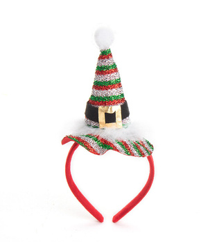 Opaska do włosów świąteczny jednorożec