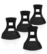 Osłonki na obcasy SOLE SHIELDS 6-8mm - 4 szt.