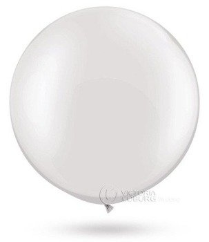 Balon lateksowy GIGANT 1m - biały