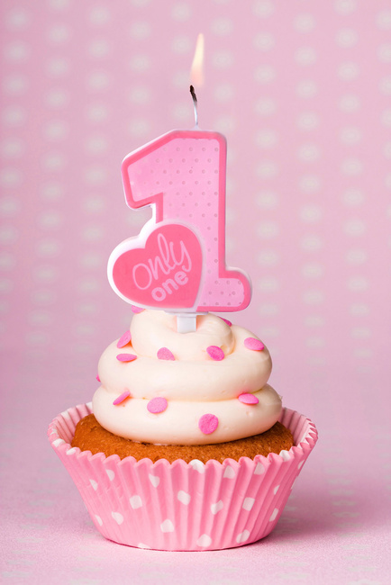 Świeczka urodzinowa roczek jeden 1 ONLY ONE