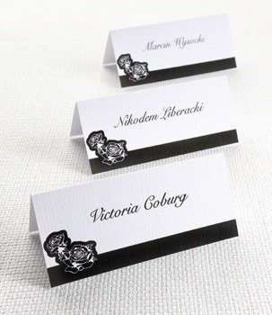 Wizytówka personalizowana - róża III