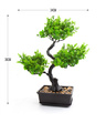 Bonsai Sztuczne Drzewko zielone listki