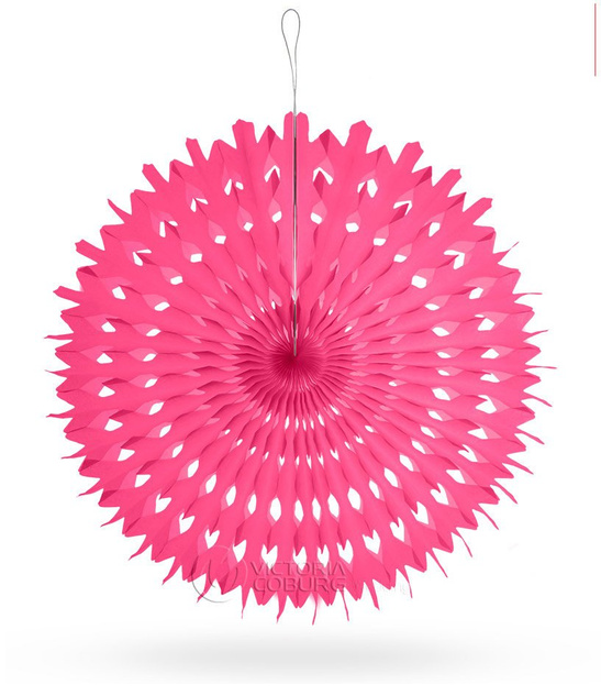 Rozeta PŁATEK 30cm - fuksja