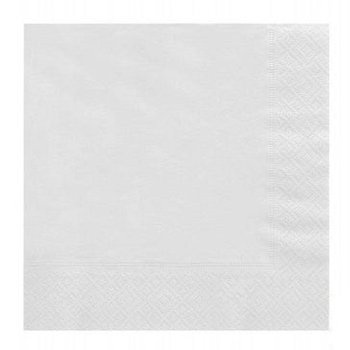 Serwetki 3 warstwowe białe - 20szt