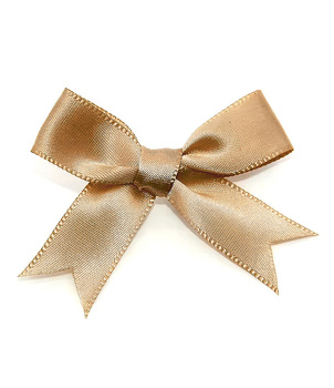 Kokardy Satynowe 8,5cm x 8,5cm ZŁOTE - 50 sztuk