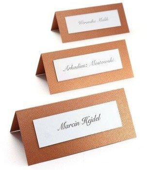 Wizytówka personalizowana - miedziana