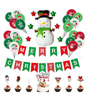 Zestaw ozdób świątecznych z Bałwankiem