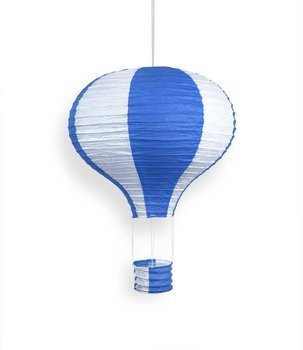 Lampion papierowy BALON 30cm - niebieski