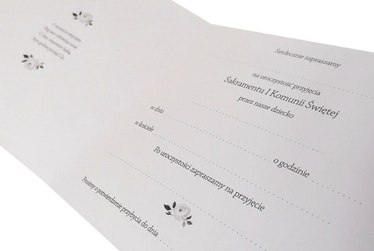 Zaproszenie I Komunię Świętą