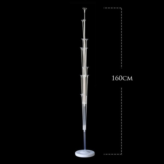 Stojak na balony 160 cm na 19 balonów – dekoracja na wesele i eventy
