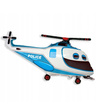 Balon foliowy Helikopter Policyjny Flexmetal 61 cm – dekoracja