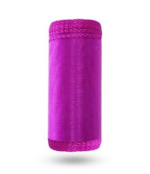 Materiał ORGANZA 12cmx9m - fuksja