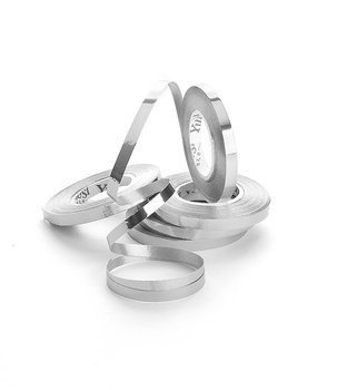 Wstążki do wiązania balonów 5szt - Srebrne, dekoracje imprez