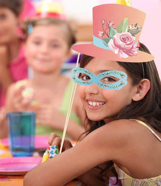 Zestaw rekwizytów do zdjęć "Tea Party" 27szt. - urodziny, piknik