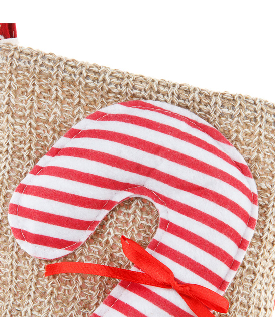 Świąteczna skarpeta na prezenty Bałwanek 23x48 cm – ozdoba świąteczna