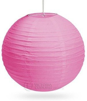 Lampion papierowy KULA 60cm - różowy