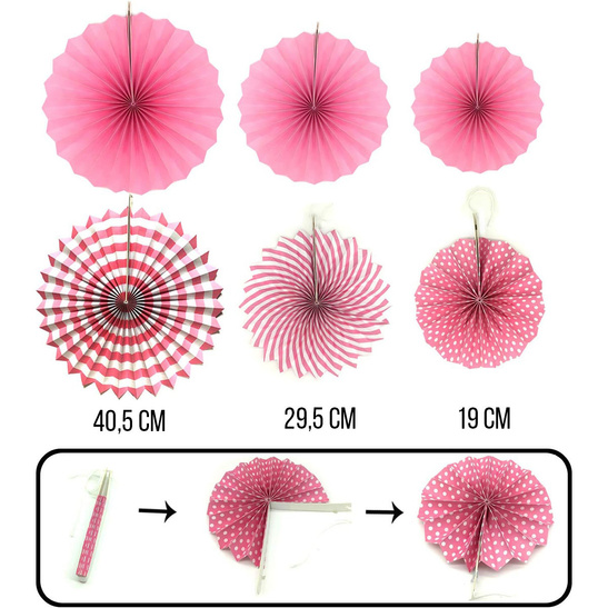 Zestaw imprezowy różowy DUŻY