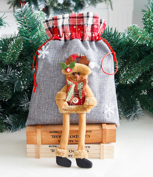 Woreczek na prezenty DUŻY 25x35cm