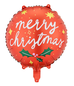 Balon foliowy świąteczny Merry Christmas 45cm