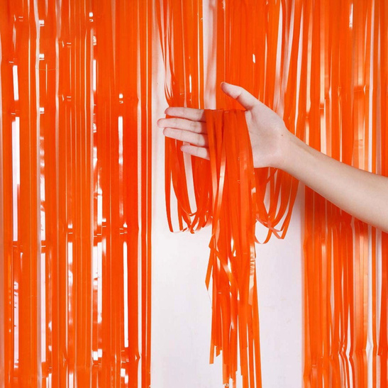 Kurtyna dekoracyjna Premium - pomarańcz