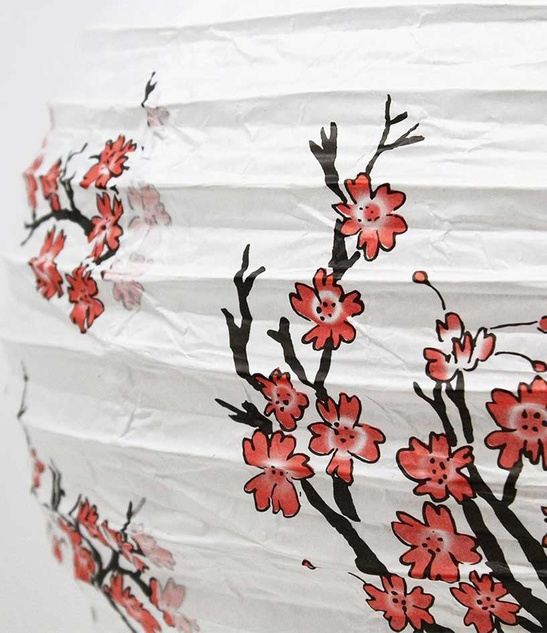 Lampion papierowy KULA – 40 cm, ornament