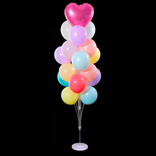 Stojak na balony 160 cm na 19 balonów – dekoracja na wesele i eventy