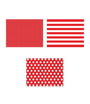 Podkładki papierowe Biedronka - mix