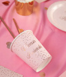 Kubki Papierowe na Wieczór Panieński 250 ml – 6 sztuk