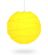 Lampion asymetryczny 30cm - żółty
