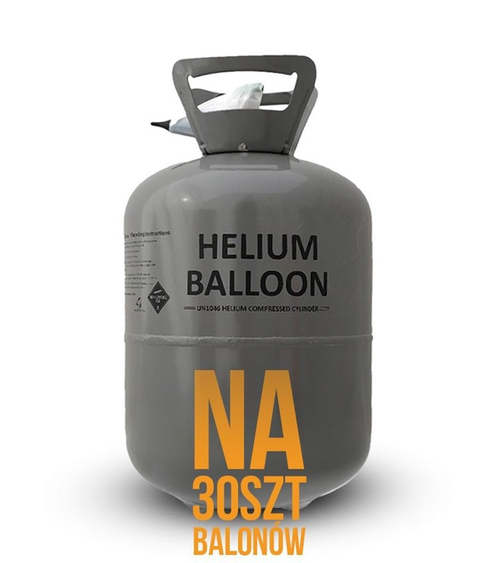 Butla z helem 0,25m3 - na 30szt balonów
