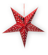 Lampion Gwiazda 90 cm Czerwona– Dekoracja Świąteczna, Ozdoba Wisząca