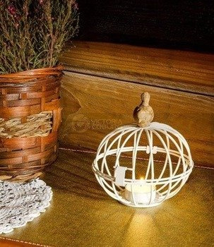 Lampion latarenka – klatka dla ptaków Stylowa dekoracja stołu i ogrodu