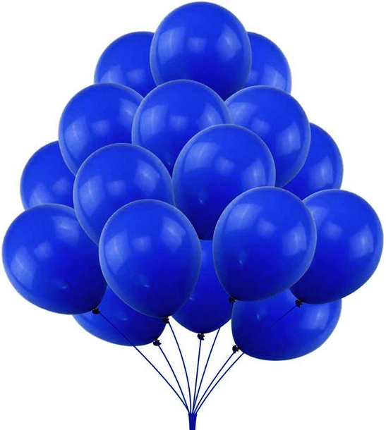 Balony Lateksowe Chabrowe 30 cm – 100 szt. na Ślub, Urodziny, Eventy