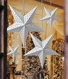 Lampion Gwiazda 30 cm Biała – Dekoracja Świąteczna, Ozdoba Wisząca