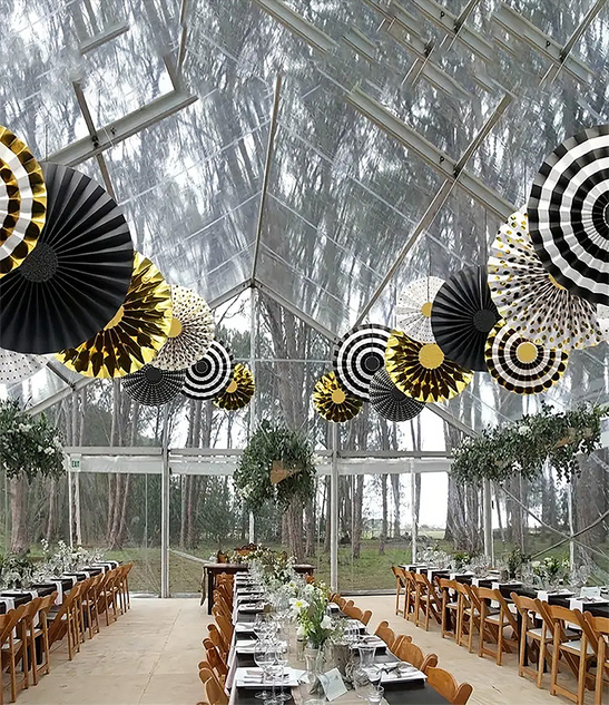 ROZETY dekoracyjne komplet 8 szt. różowe złoto