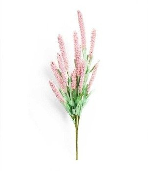 Sztuczna gałązka bukiet z wrzosów - róż jasny