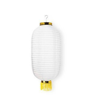 Lampion JAPOŃSKI bialy - 30/55cm