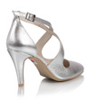 Buty ślubne IDA srebrne