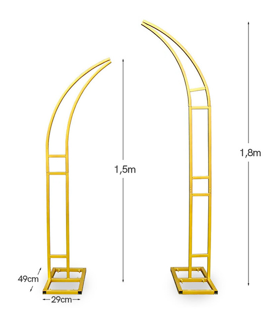 Kolumny stelaże łuki do tworzenia dekoracji 180cm i 150cm