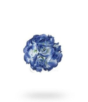 Kwiatowa kula 15cm - niebieska