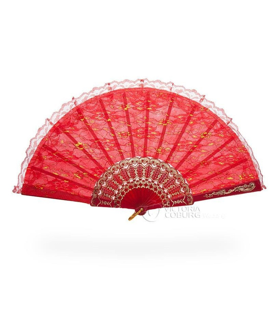 Wachlarz hiszpański-Czerwony