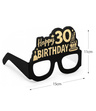 Okulary urodzinowe 30 urodziny – gadżet imprezowy, dekoracja