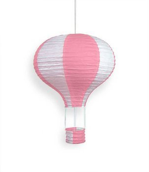 Lampion papierowy BALON 30cm - różowy pastel