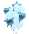 Balony niebieskie ZESTAW - 24szt