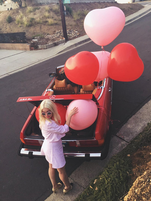 Balon lateksowy SERCE GIGANT - czarny