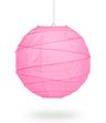 Lampion asymetryczny 30cm - róż