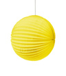 Lampion AKORDEON 30cm - żółty