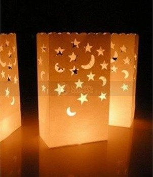 Torebki na świece 10 szt.